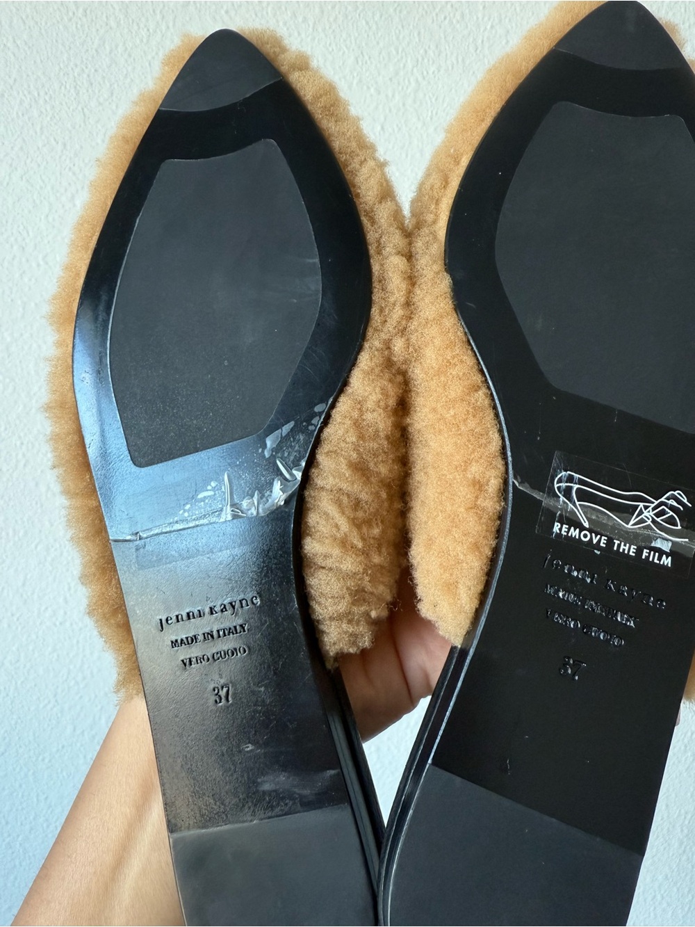 NWOT JENNI KAYNE Shearling Mule - Picture 10 of 11